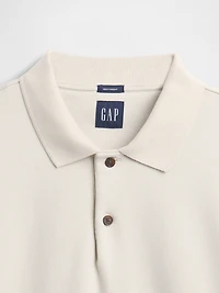 Heavyweight Oversized Polo Sweatshirt