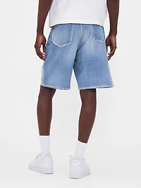 Gap × BÉIS Knit Denim Baggy Shorts