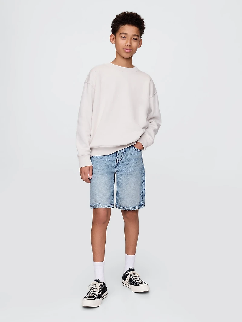 Kids UltraSoft '90s Loose Denim Shorts