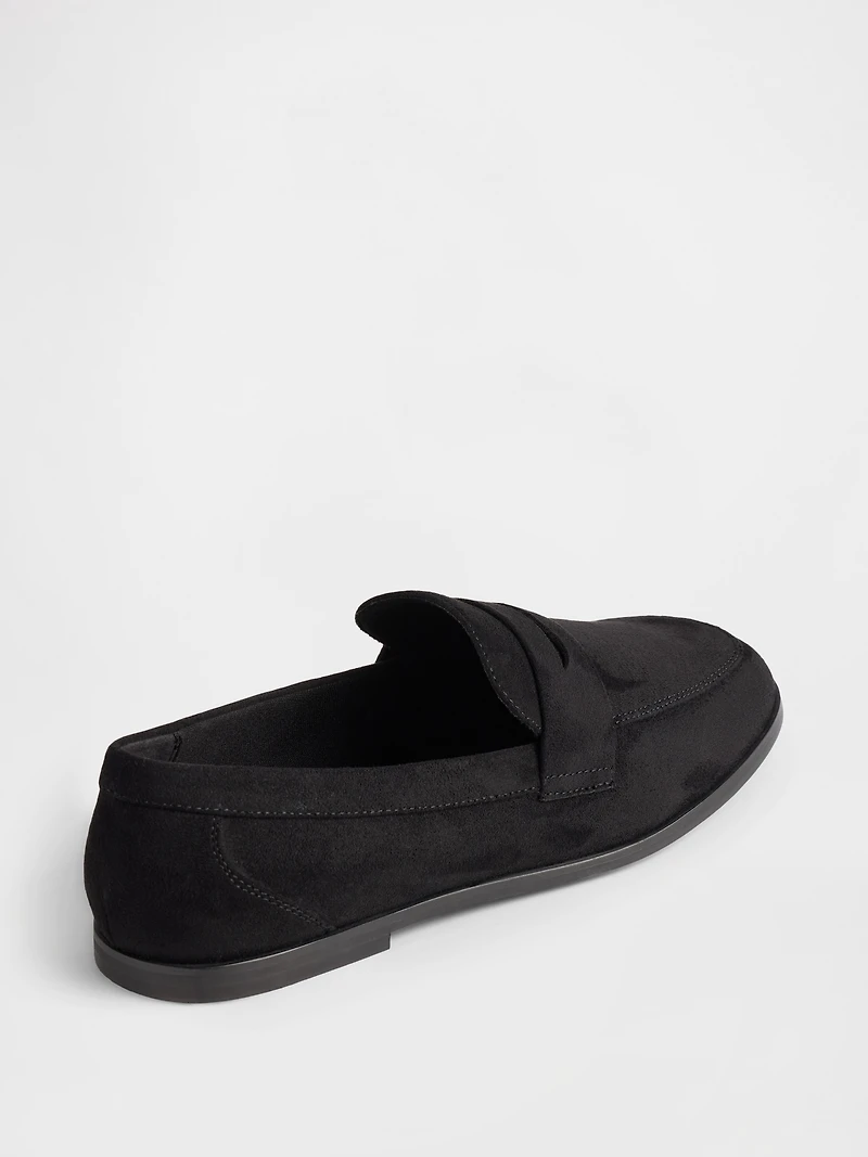 Vegan Suede Loafers