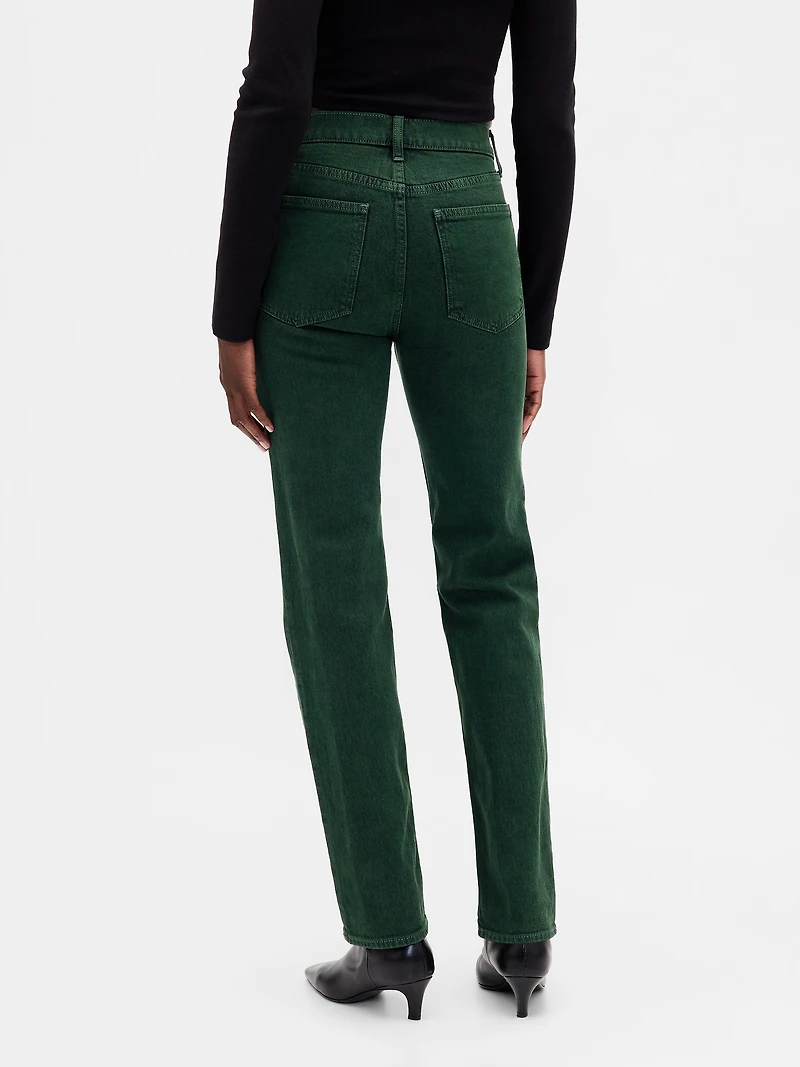 High Rise '90s Straight Jeans