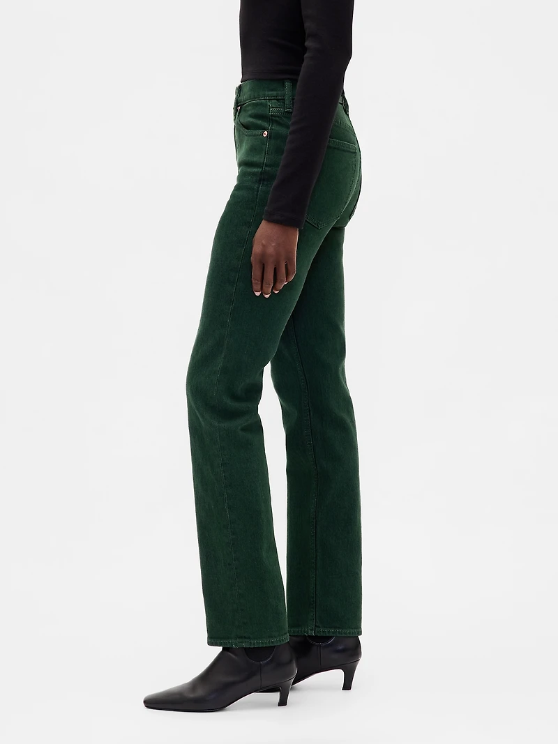 High Rise '90s Straight Jeans