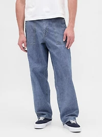 Canvas Baggy Trouser Jeans