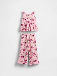 Baby & Toddler Cotton Gauze Ruffle Outfit Set