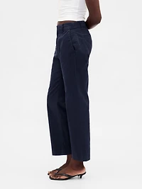 Mid Rise Straight Khakis