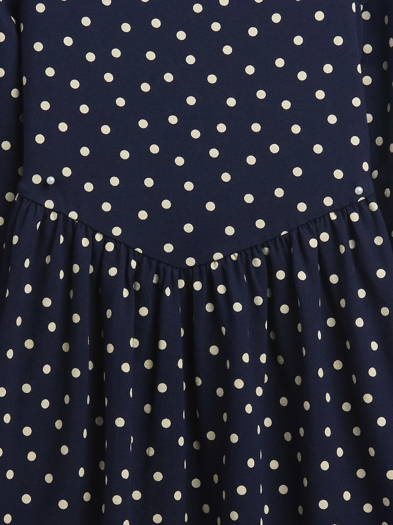 Kids Jersey Square-Neck Dress