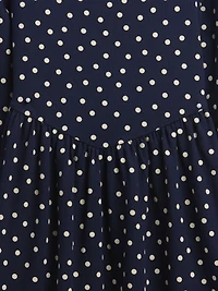 Kids Jersey Square-Neck Dress