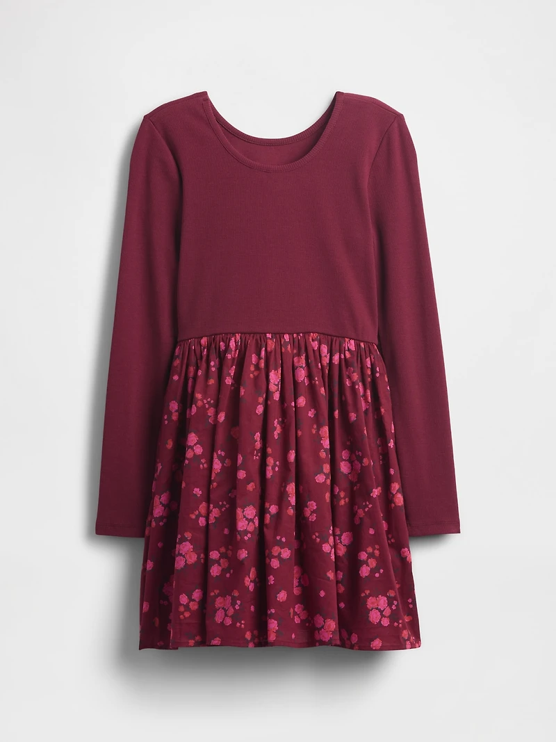 Kids Mixed Media Dress