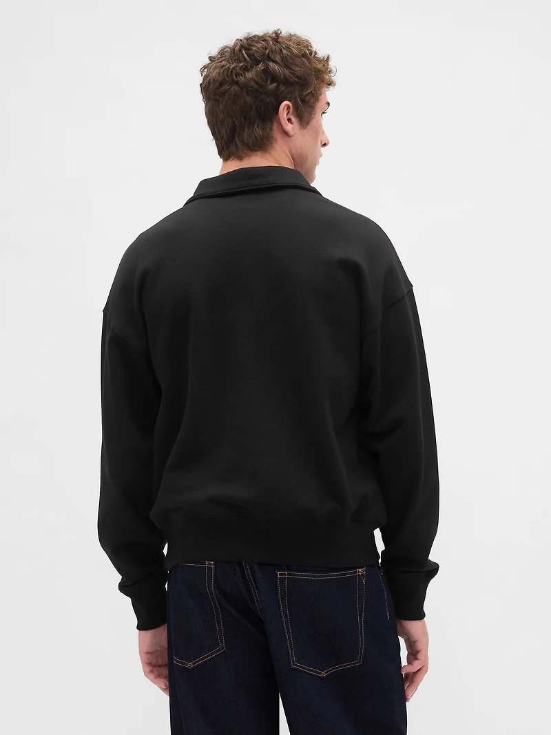 Heavyweight Oversized Quarter-Zip Pullover
