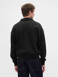 Heavyweight Oversized Quarter-Zip Pullover