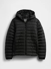 Recycled Hooded Puffer Jacket