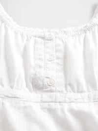 Kids Puff-Sleeve Fitted Top