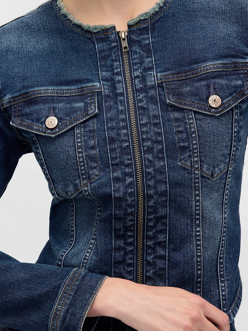 Denim Moto Jacket