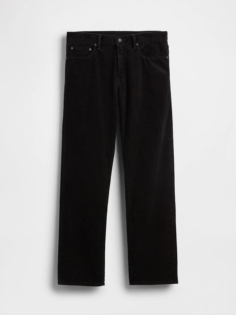 Corduroy Relaxed Straight Pants