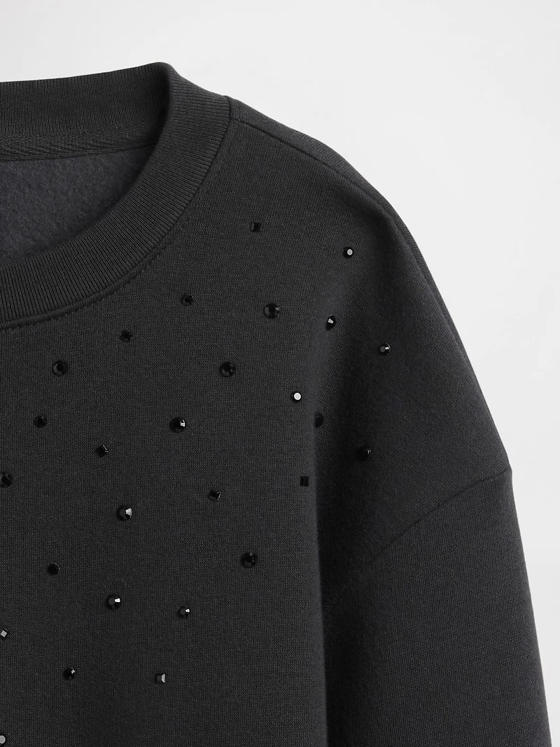 Kids Embellished Dolman Sweatshirt
