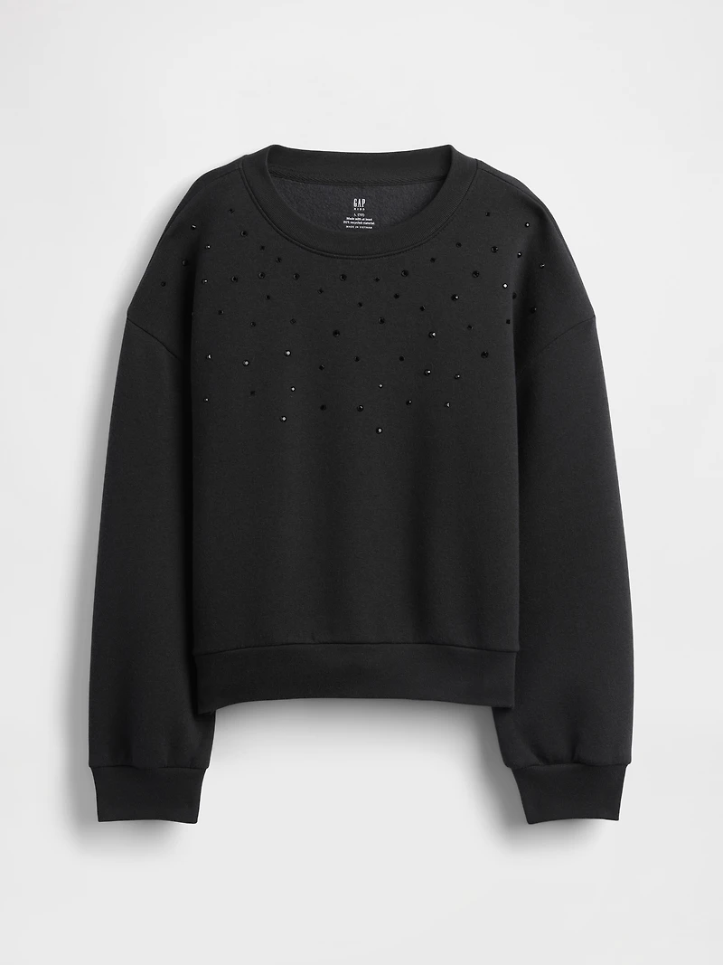 Kids Embellished Dolman Sweatshirt
