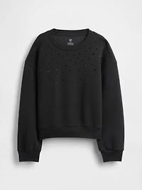 Kids Embellished Dolman Sweatshirt