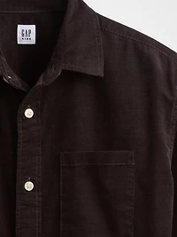 Kids Relaxed Corduroy Shirt
