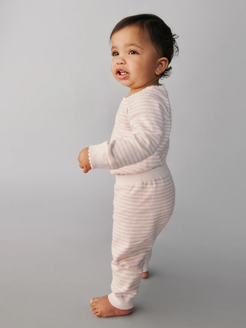Baby Sweater Bodysuit Outfit Set