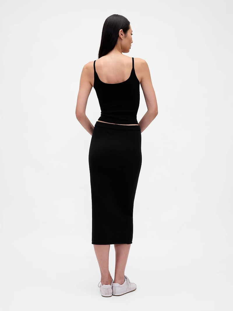 CashSoft Stretch Midi Skirt