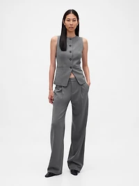 365 Low Rise Brushed Twill Pleated Trousers