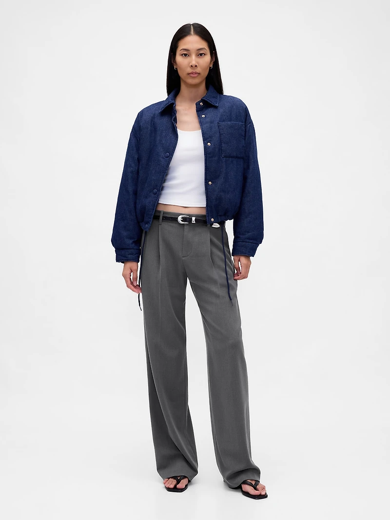 365 Low Rise Pleated Trousers