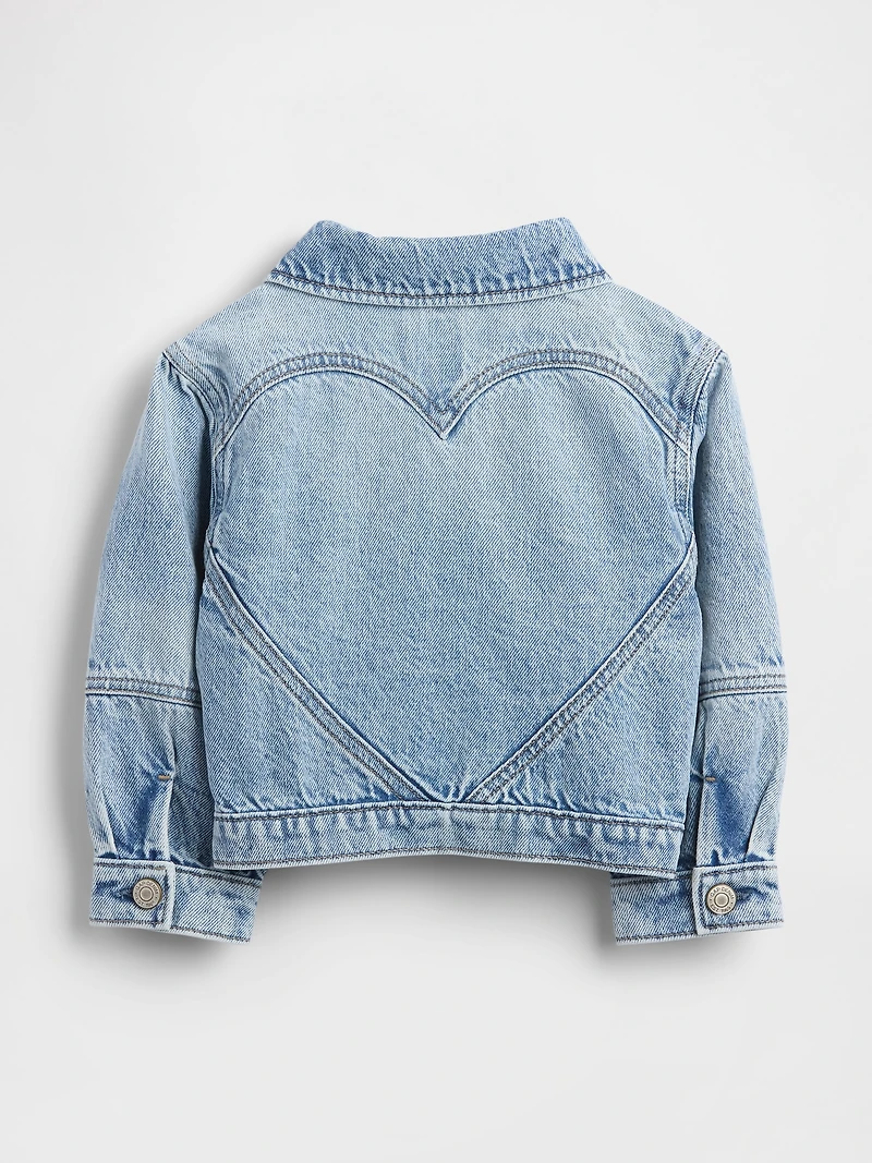Baby & Toddler Heart Denim Jacket