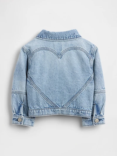 Baby & Toddler Heart Denim Jacket
