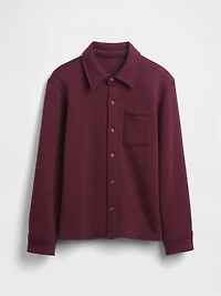 Kids Cozy Button-Front Shirt