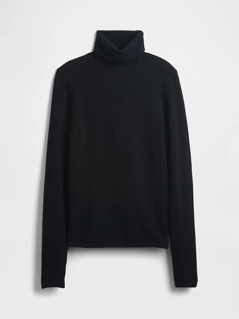 CashSoft Stretch Turtleneck Sweater