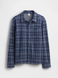 Kids Plaid Button-Front Shirt