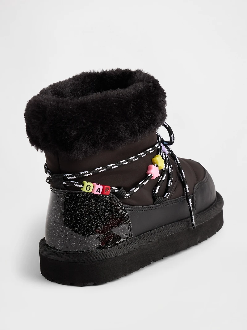 Kids Charm Puffer Boots