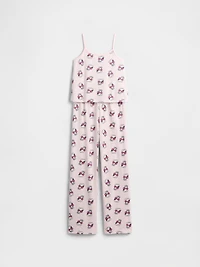 Kids Snoopy Recycled Tank PJ Set