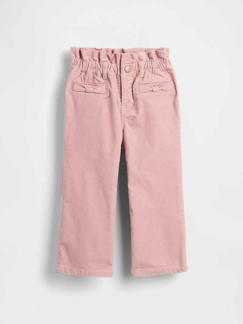 Baby & Toddler Velvet Bow Stride Jeans