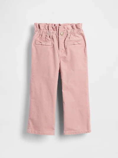Baby & Toddler Velvet Bow Stride Jeans