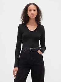Sheer Modern Rib T-Shirt