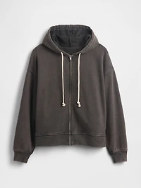 Heavyweight French Terry Oversized Zip Hoodie