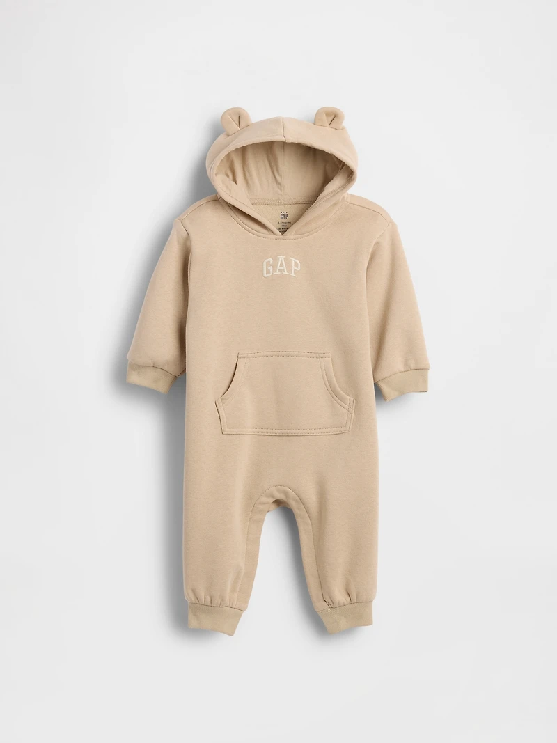 Baby VintageSoft Logo Hoodie One-Piece