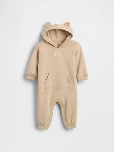 Baby VintageSoft Logo Hoodie One-Piece