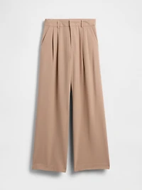 365 High Rise Brushed Twill Pleated Trousers