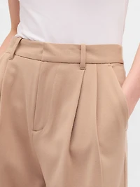 365 High Rise Brushed Twill Pleated Trousers