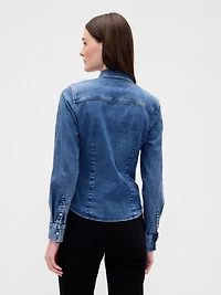 Denim Fitted Shirt
