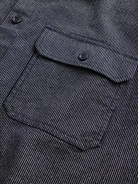 Denim Stripe Big Shirt