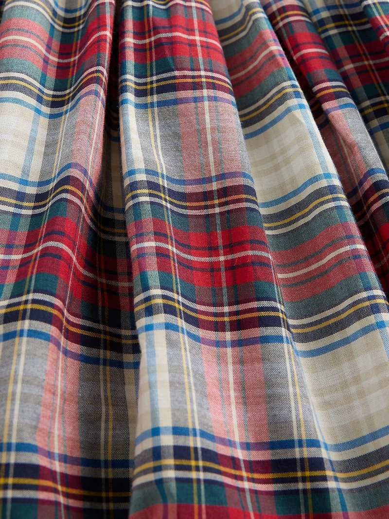 Kids Plaid Bubble Skirt