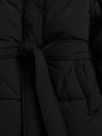 Belted Puffer Coat