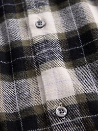 Organic Cotton Relaxed Flannel Shirt