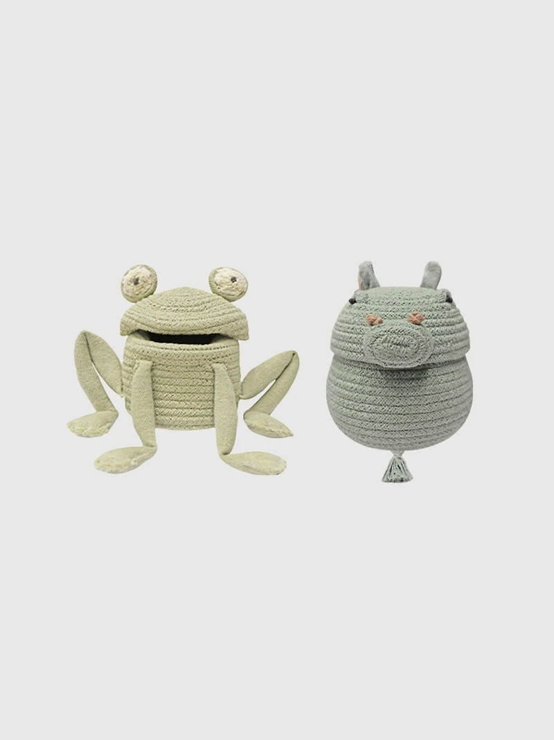 Lorena Canals Set of 2 Mini Baskets Fred and Henry