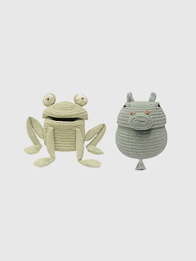 Lorena Canals Set of 2 Mini Baskets Fred and Henry
