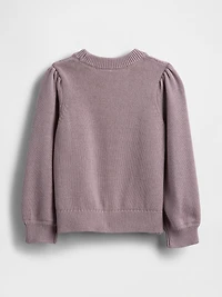 Baby & Toddler Puff-Sleeve Sweater