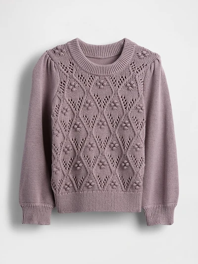 Baby & Toddler Puff-Sleeve Sweater